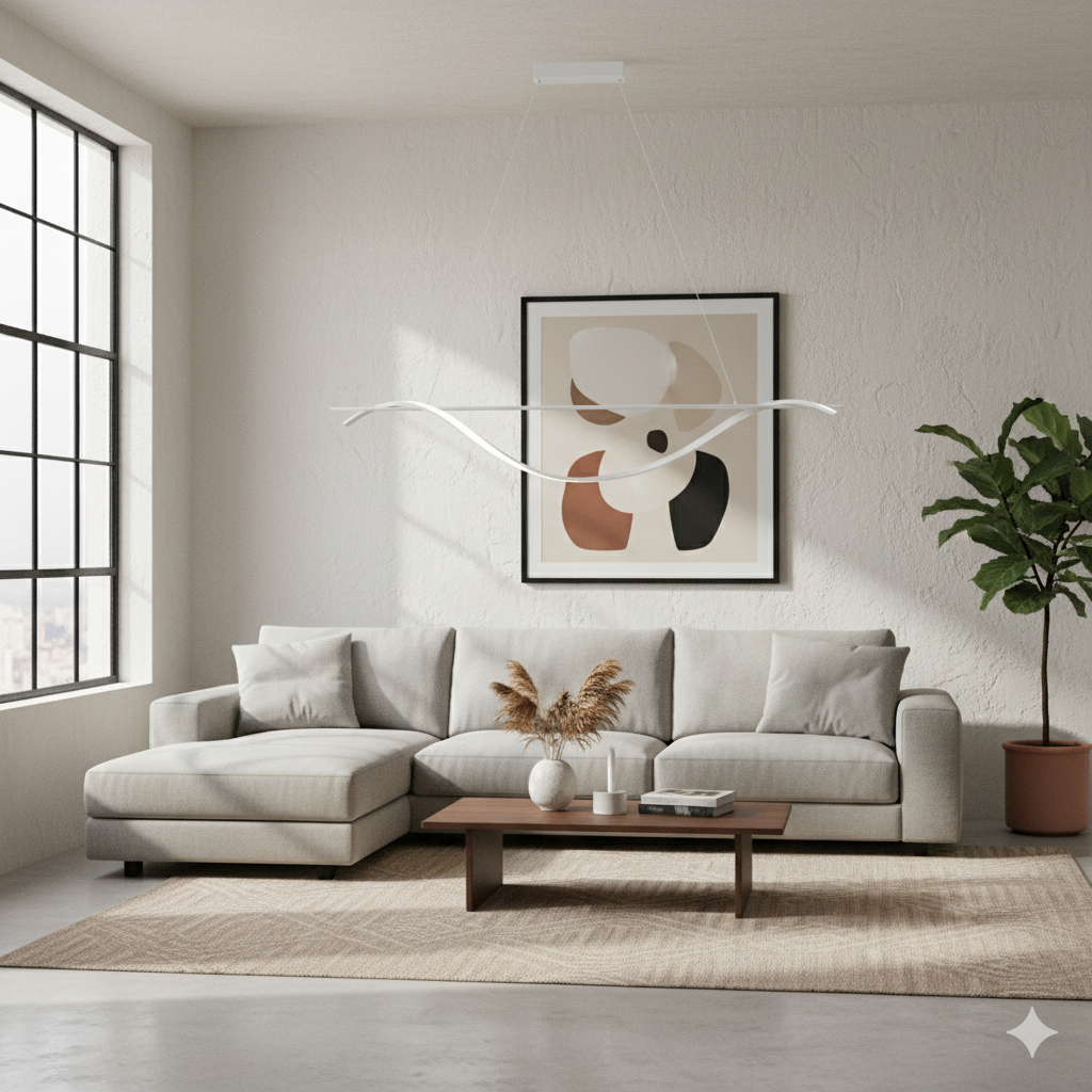 ARTEFACTO COLGANTE DECORATIVO BARBOZA - BLANCO