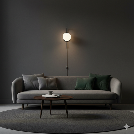 ARTEFACTO PARA PARED BOLONIA - NEGRO