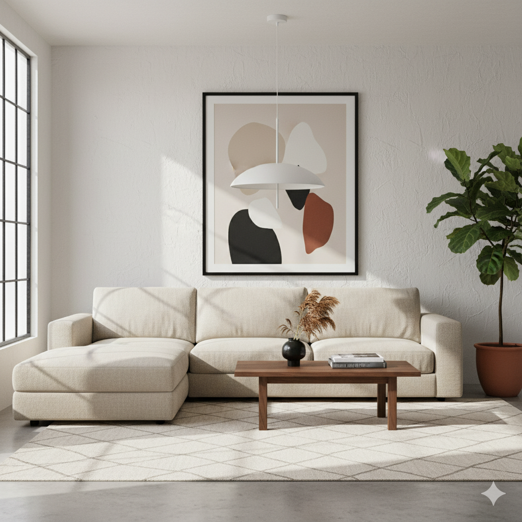 Artefacto Colgante Decorativo Pauline Medium en color blanco