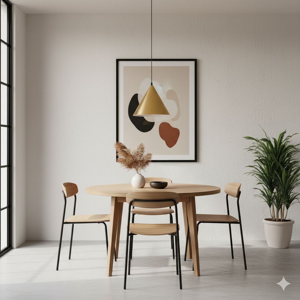 ARTEFACTO COLGANTE DECORATIVO BUCAREST DORADO