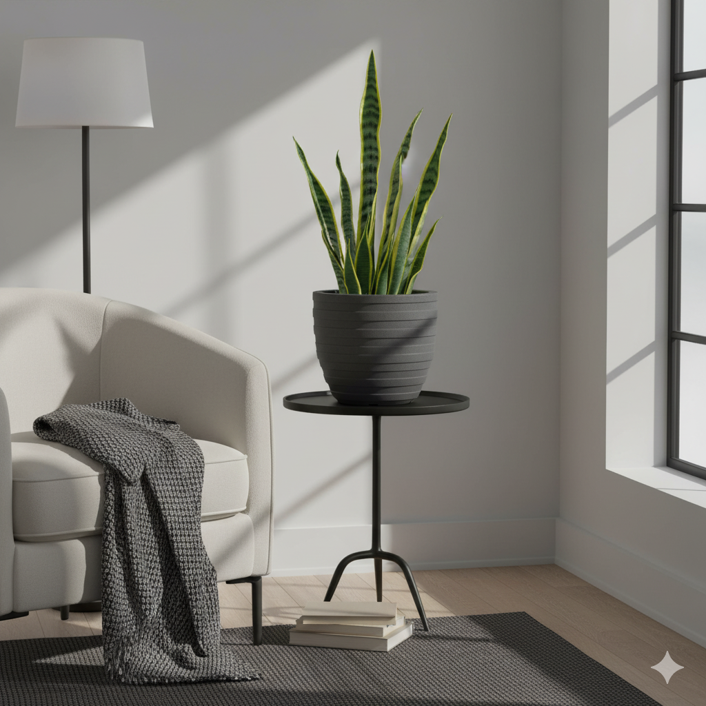 MACETA "INCA" Ø53 X 45CM. SIMIL CEMENTO