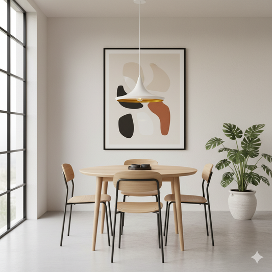 ARTEFACTO CAMPANA DECORATIVA GEISHA 3 BLANCA