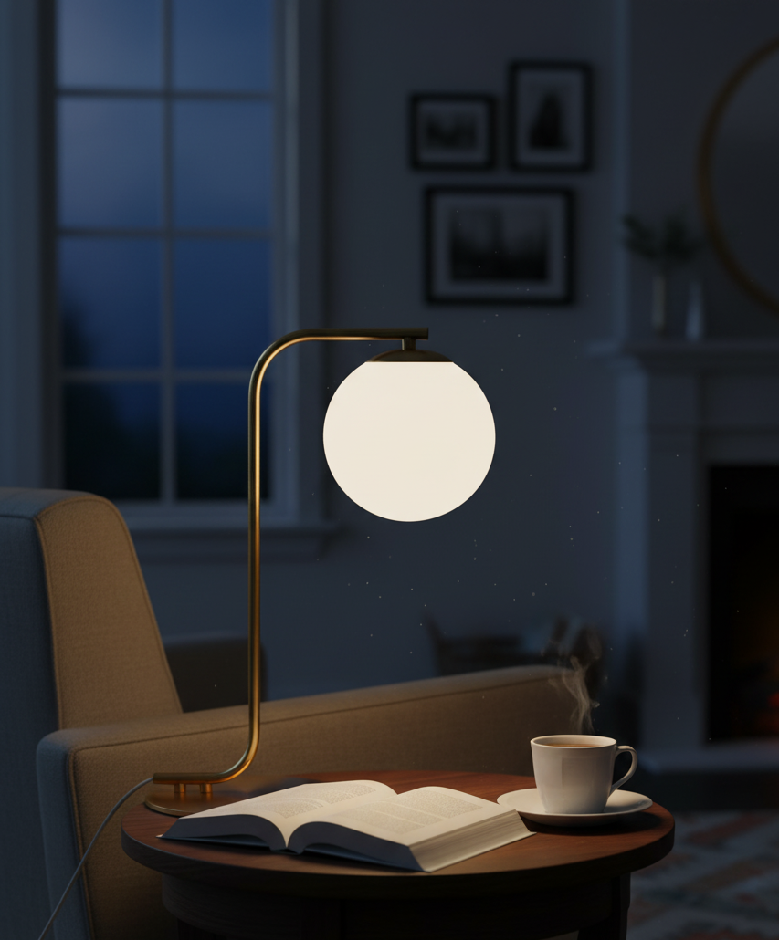 ARTEFACTO DECORATIVO DE MESA SCOPE - DORADO