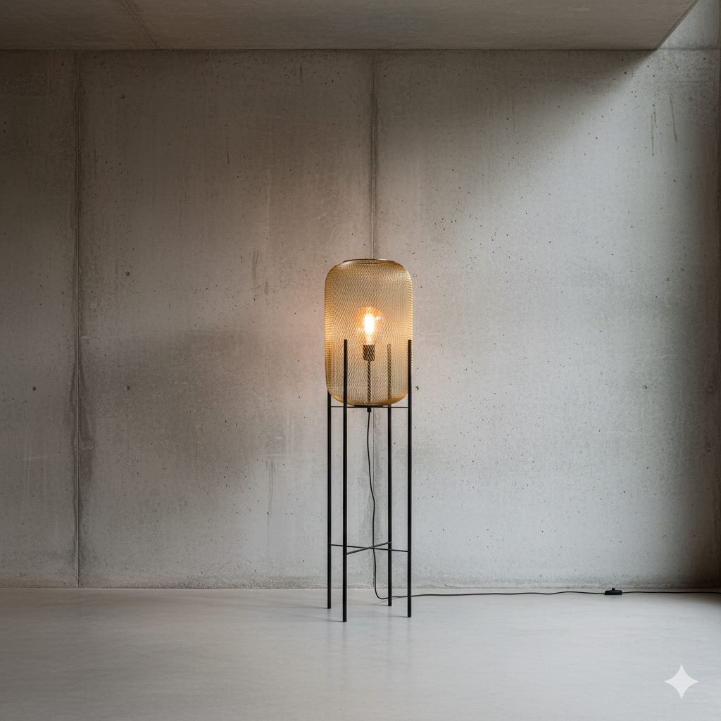 Artefacto Decorativo de Pie Oklahoma Dorado