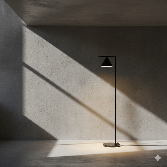 ARTEFACTO DECORATIVO DE PIE STELLA CON BASE DE MARMOL NEGRA