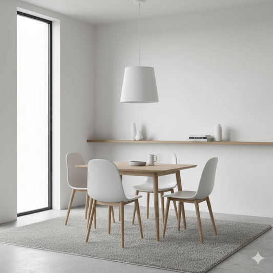 ARTEFACTO COLGANTE DECORATIVO SIRA - BLANCO