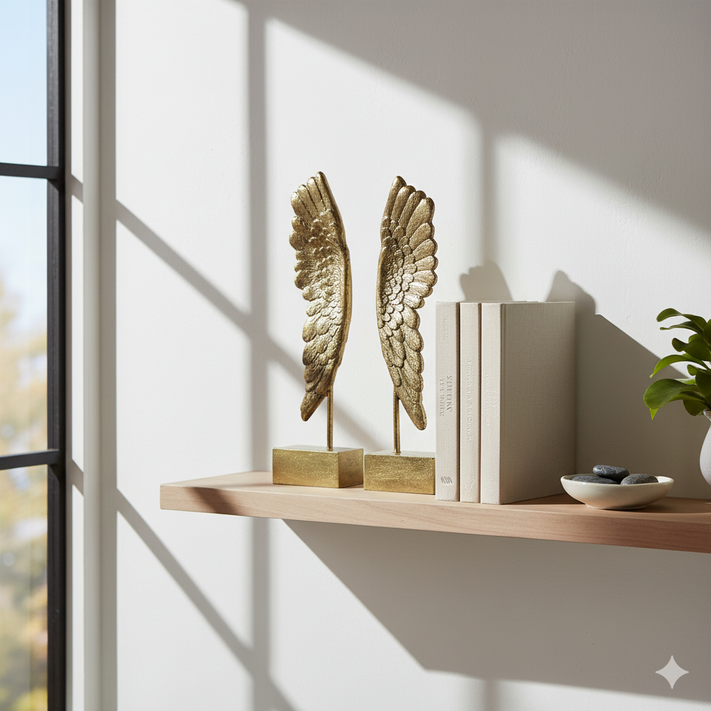 Sujetalibros De Alas Alto