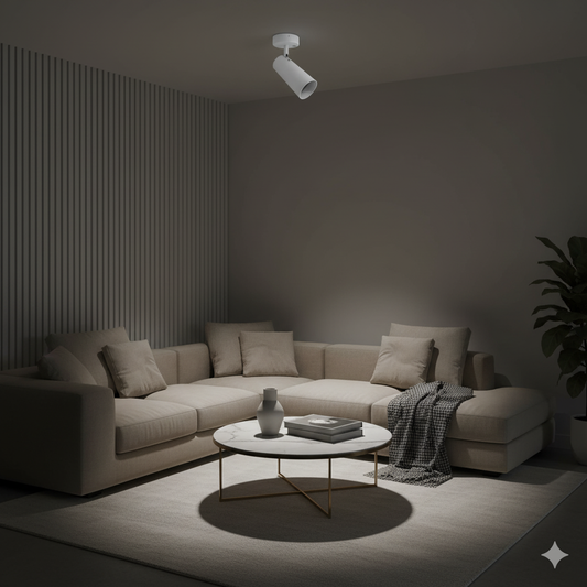 ARTEFACTO OLIVER ORIENTABLE BLANCA MATE