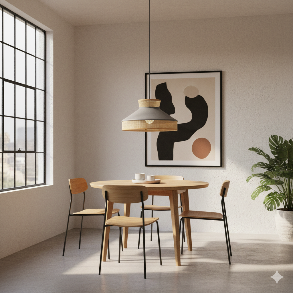 Artefacto Colgante Decorativo Indiana en color gris