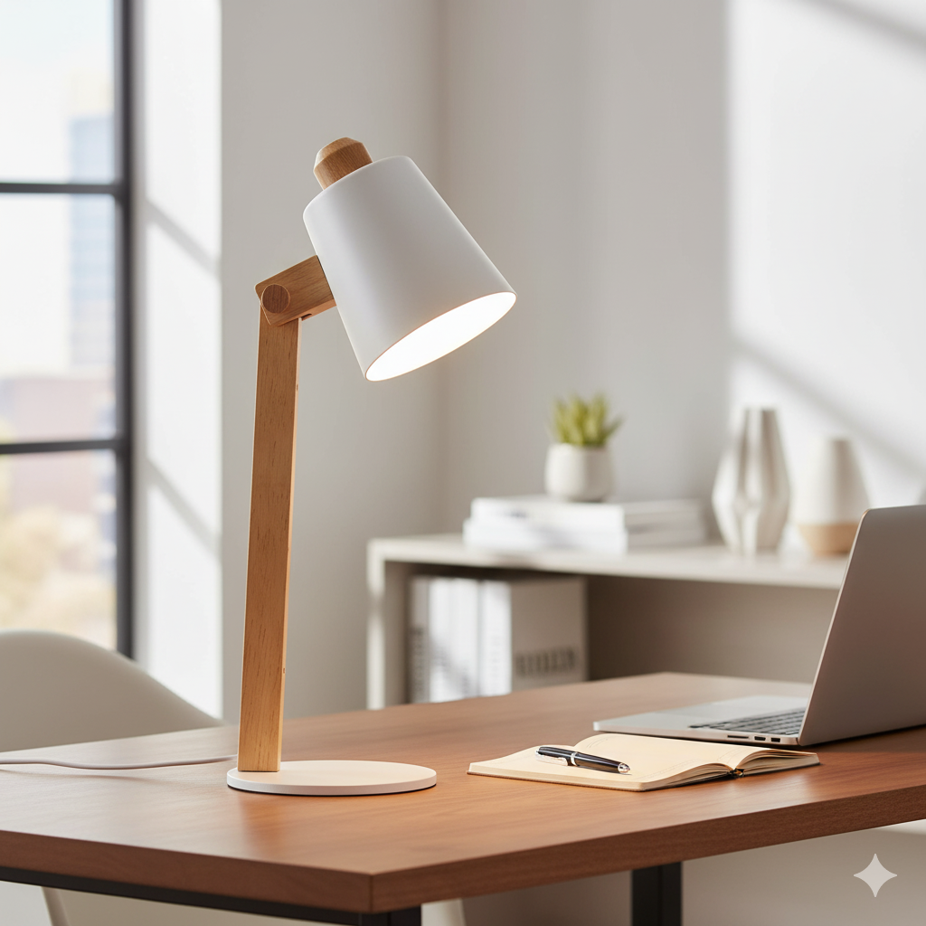 Lámpara de Mesa Nórdica | Diseño y Calidez para tu Espacio