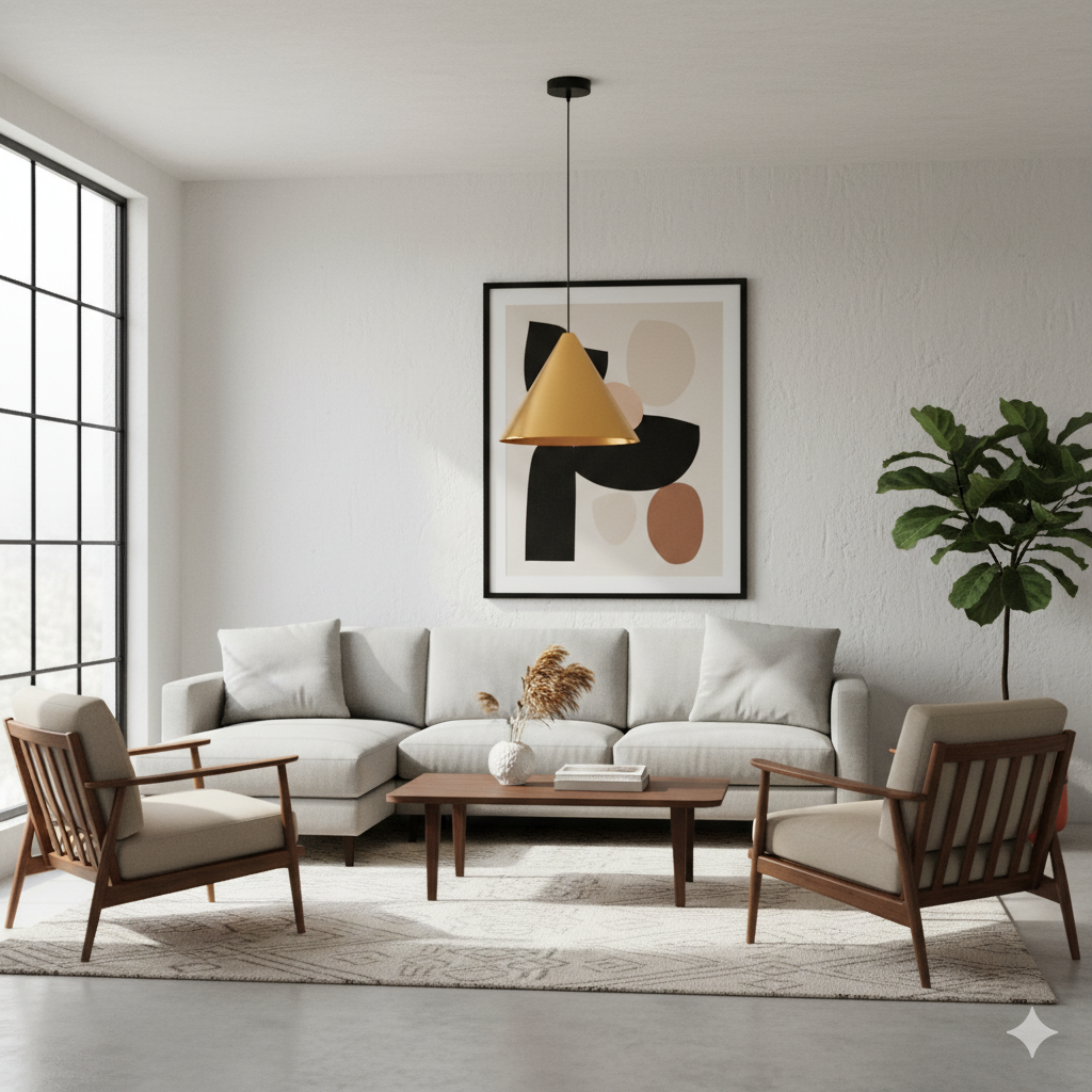 ARTEFACTO COLGANTE DECORATIVO BUCAREST BIG - DORADO