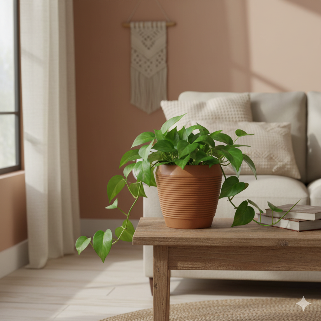 MACETA "EGIPCIO" Ø31 X 29CM. TERRACOTA