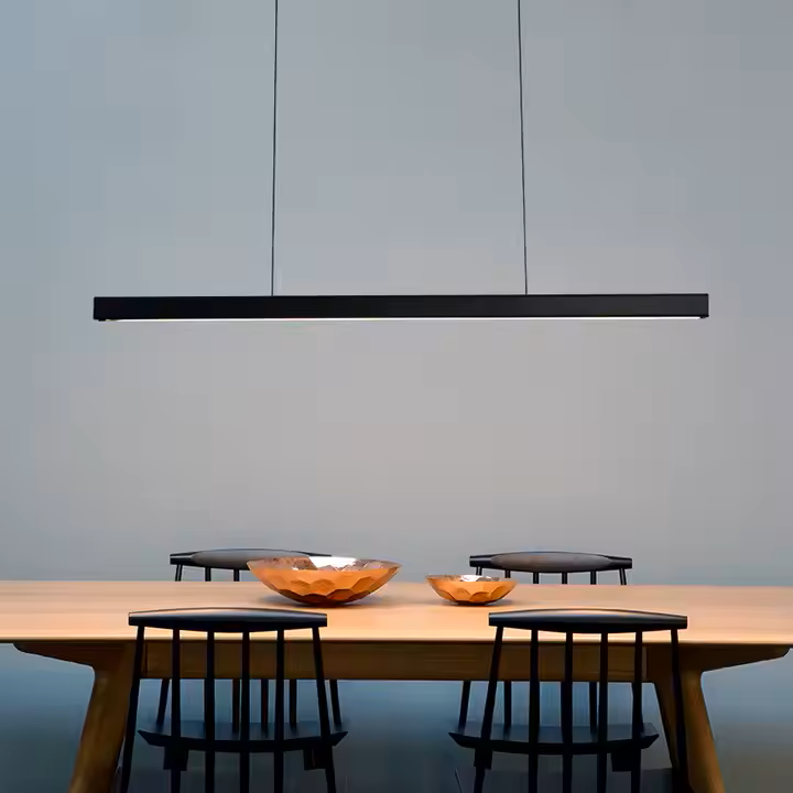 Luminaria Lineal con Módulos 40W Negra 3000K