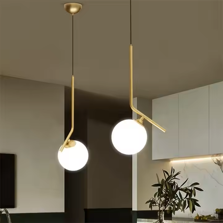 Colgante Metal/Vidrio Opal