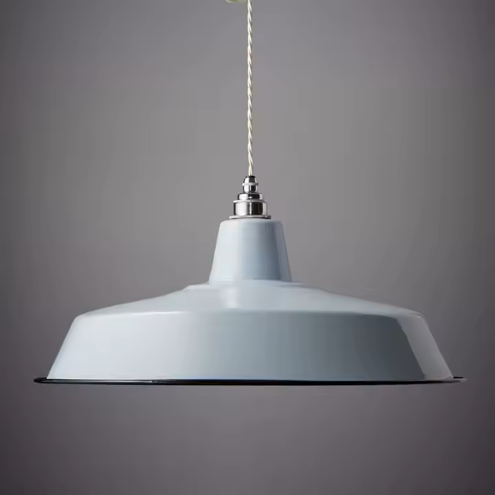 Colgante Campana Metal Blanco