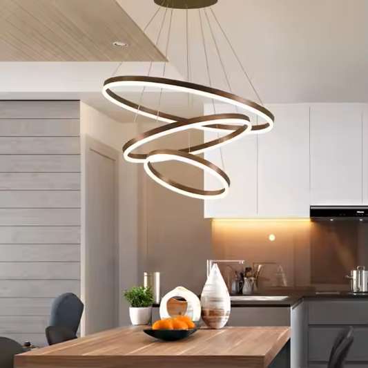 Colgante LED 60W NGO 3000K Luz Hacia Adentro Aro