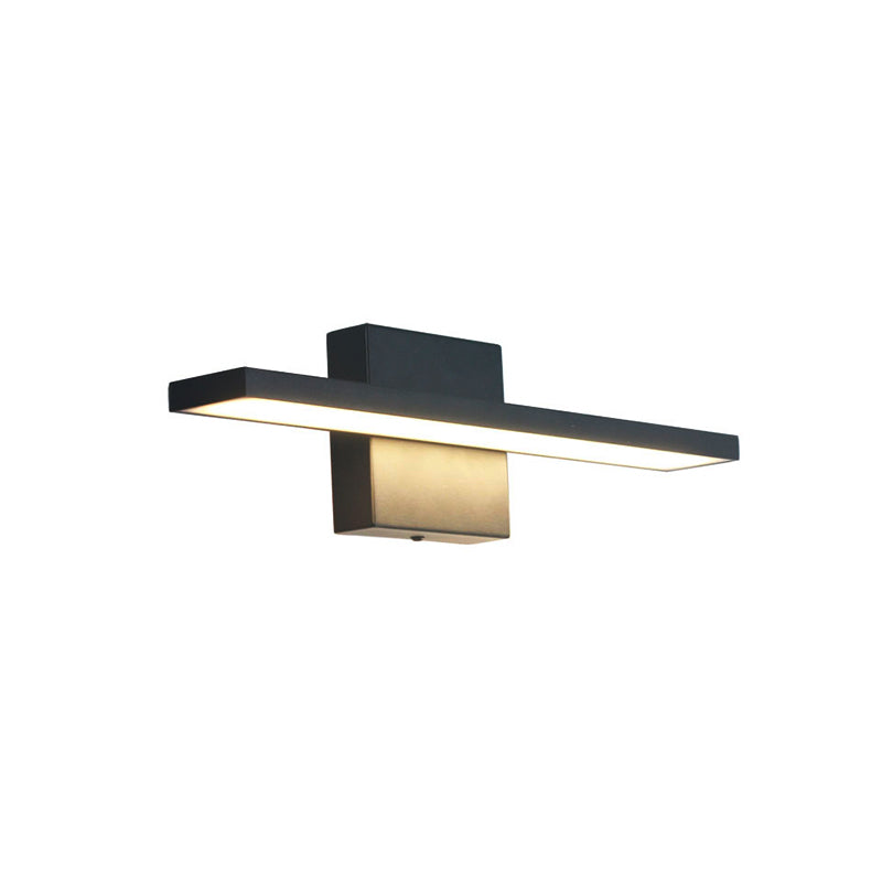 1 APLIQUE PARED LED METAL NEGRO C/DIFUSOR 8W 3000K 400 YADI