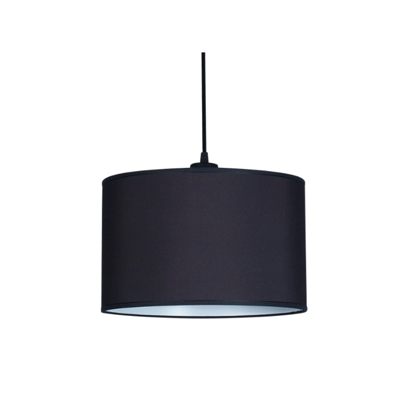COLGANTE PANTALLA NEGRO 1XE27 Ø300MM