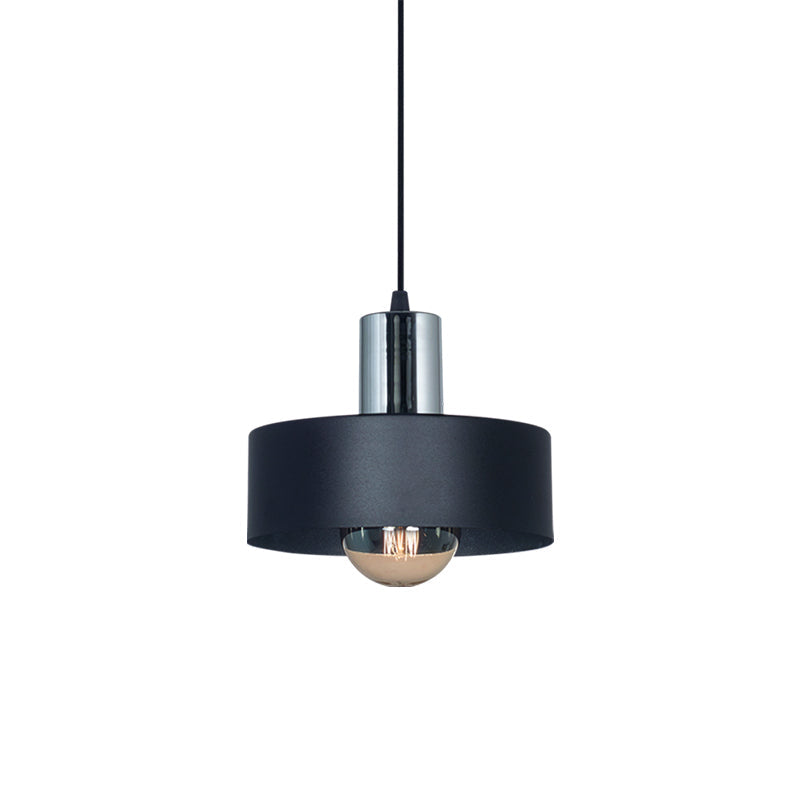 COLGANTE PANTALLA METAL NEGRO CROMO