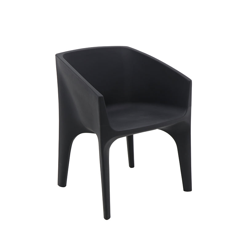 SILLON DE POLIETILENO "PACO" GRAFITO