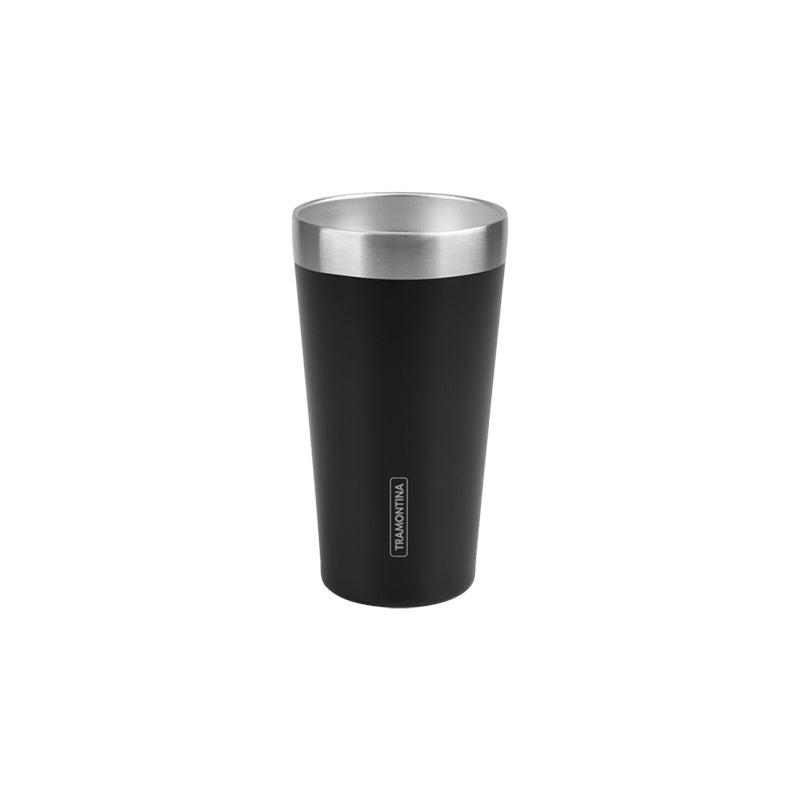 VASO TERMICO NEGRO 420ML. "EXATA"