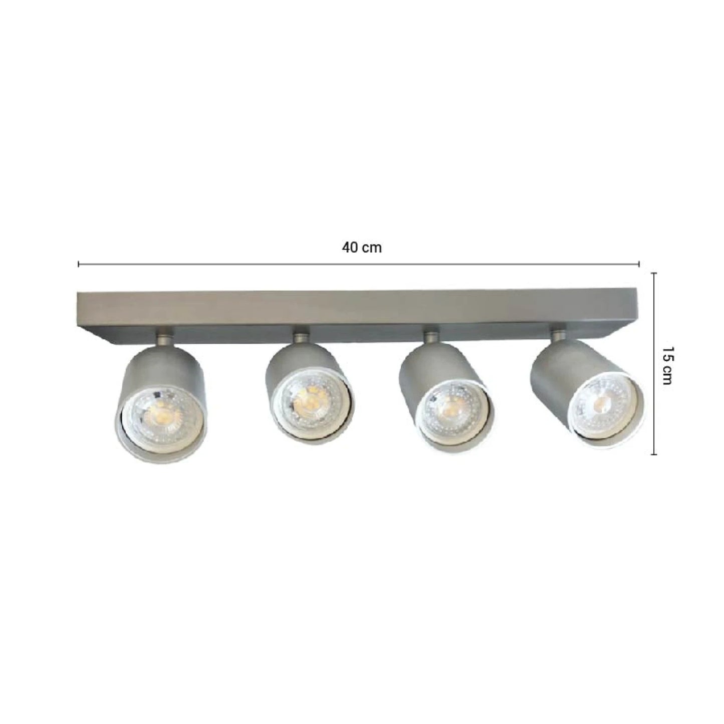 ARTEFACTO LETICIA ADOSAR ORIENTABLE (X4) - ALUMINIO