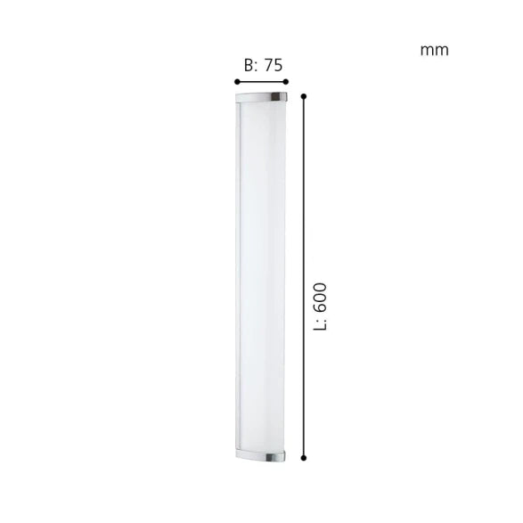 Aplique LED Cromo 16W neutra  4000K