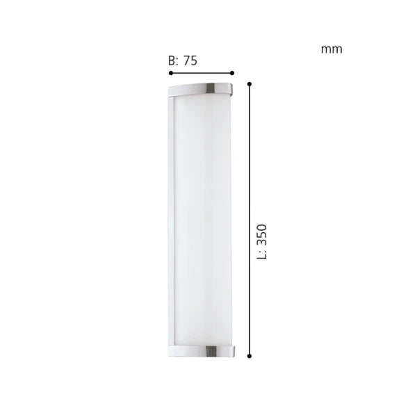 Aplique LED Cromo 8W 4000K