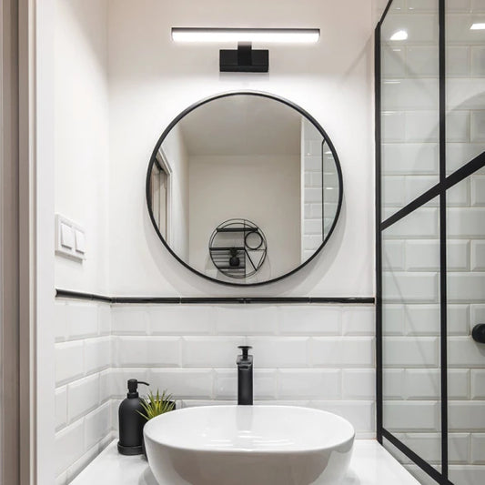 Aplique LED Alum. Negro 7,4W neutra