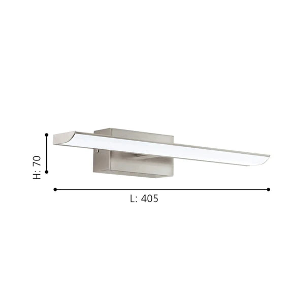 Aplique LED Níquel 2x3W 4000K