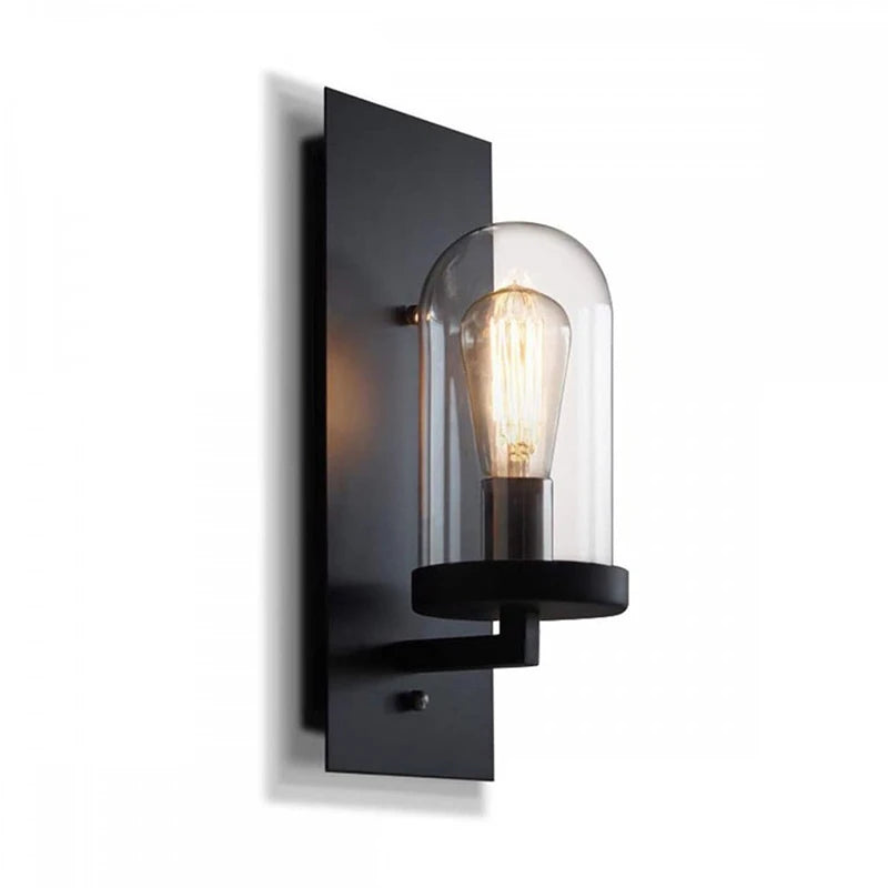 ARTEFACTO DE PARED CANDLE NEGRO