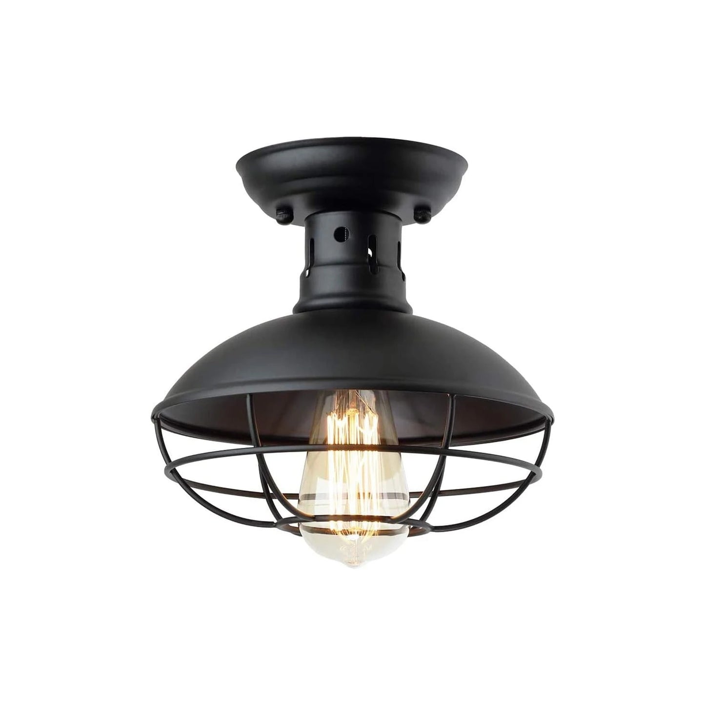 ARTEFACTO CAMPANA DECORATIVA DE TECHO CALGARY - NEGRA