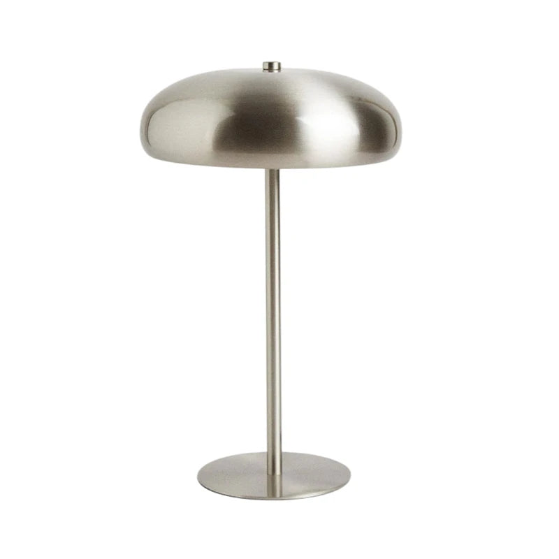LÁMPARA DECORATIVA MUSHROOM DE MESA SCOTT - NICKEL