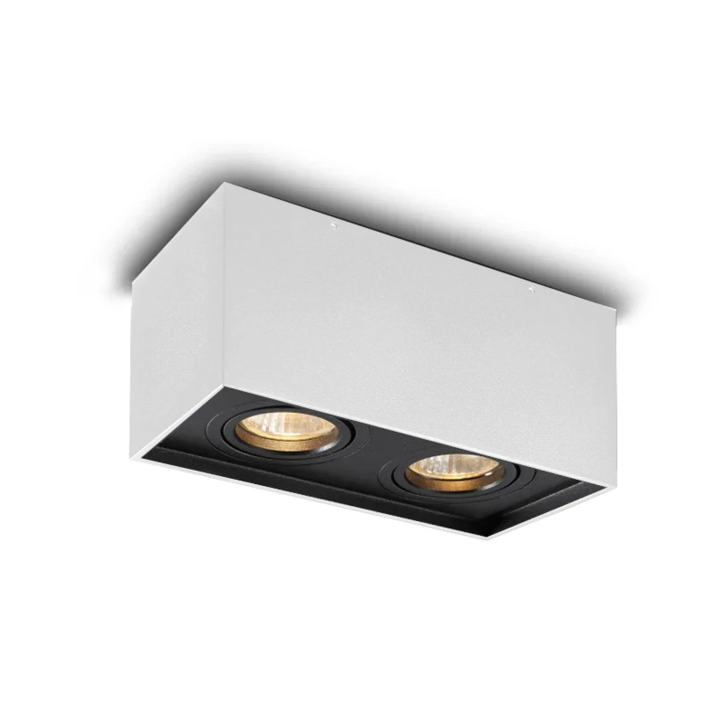 ARTEFACTO LUX BARI DOWNLIGHT CUADRADO DOBLE - BLANCO