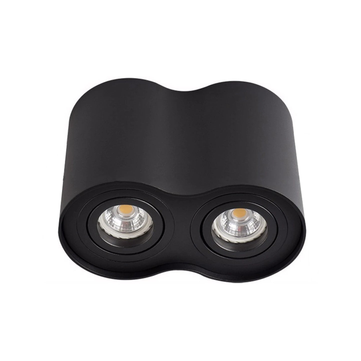 ARTEFACTO LUX BARI DOWNLIGHT REDONDO DOBLE - NEGRO