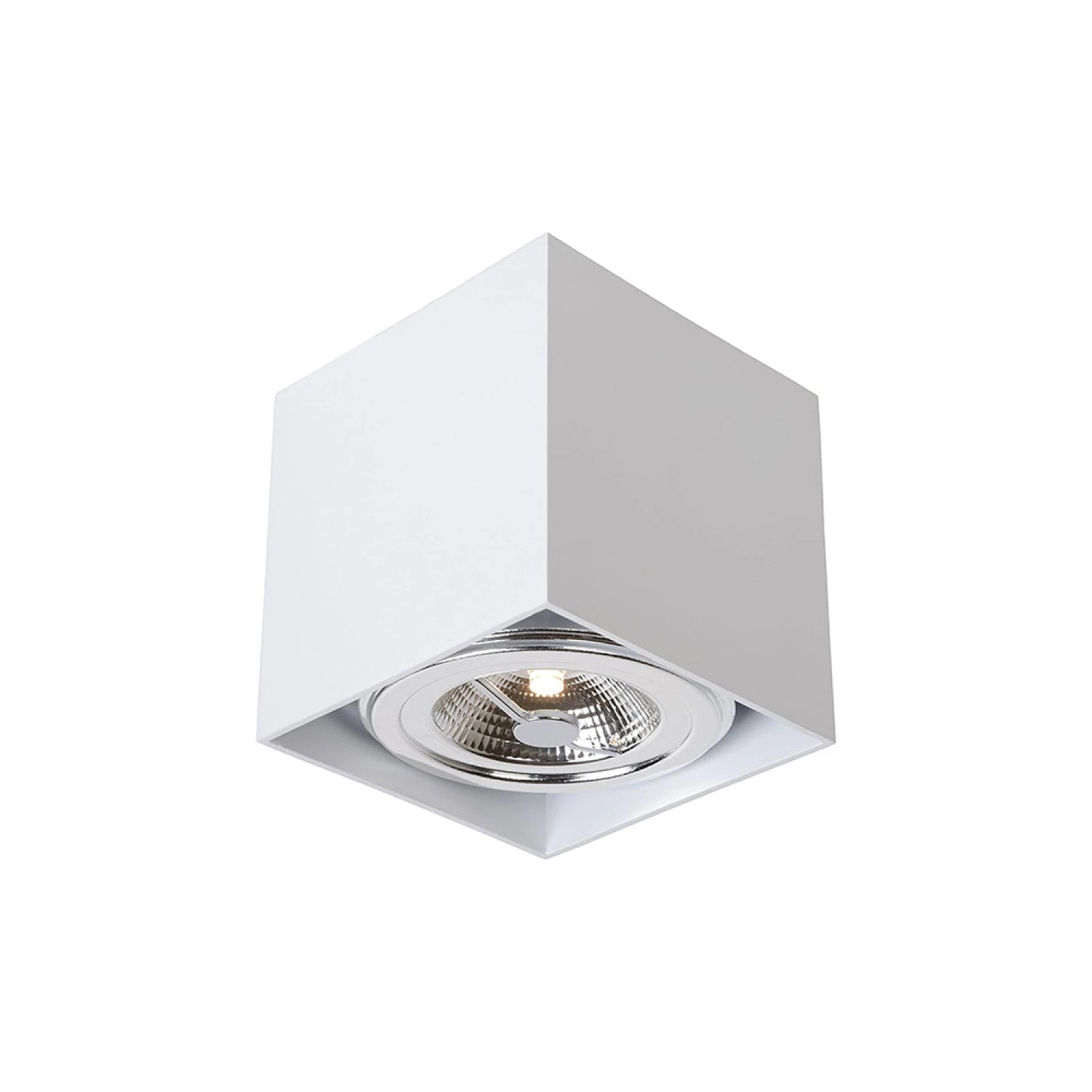 ARTEFACTO LUX DOWNLIGHT CUADRADO PARA AR111 MACHADO - BLANCO