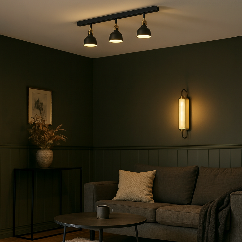 ARTEFACTO ADOSAR TECHO DECORATIVO OXFORD - NEGRO