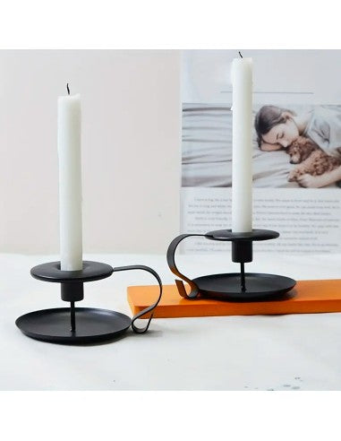 CANDELABRO DE METAL X 2 5X10CMS C/ASA