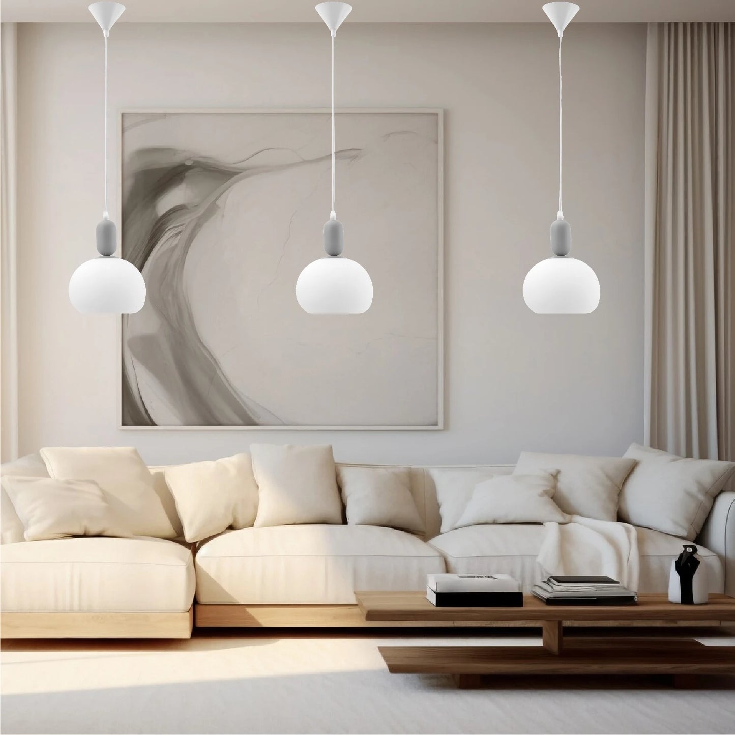 ARTEFACTO COLGANTE DECORATIVO DALU 20 - GRIS