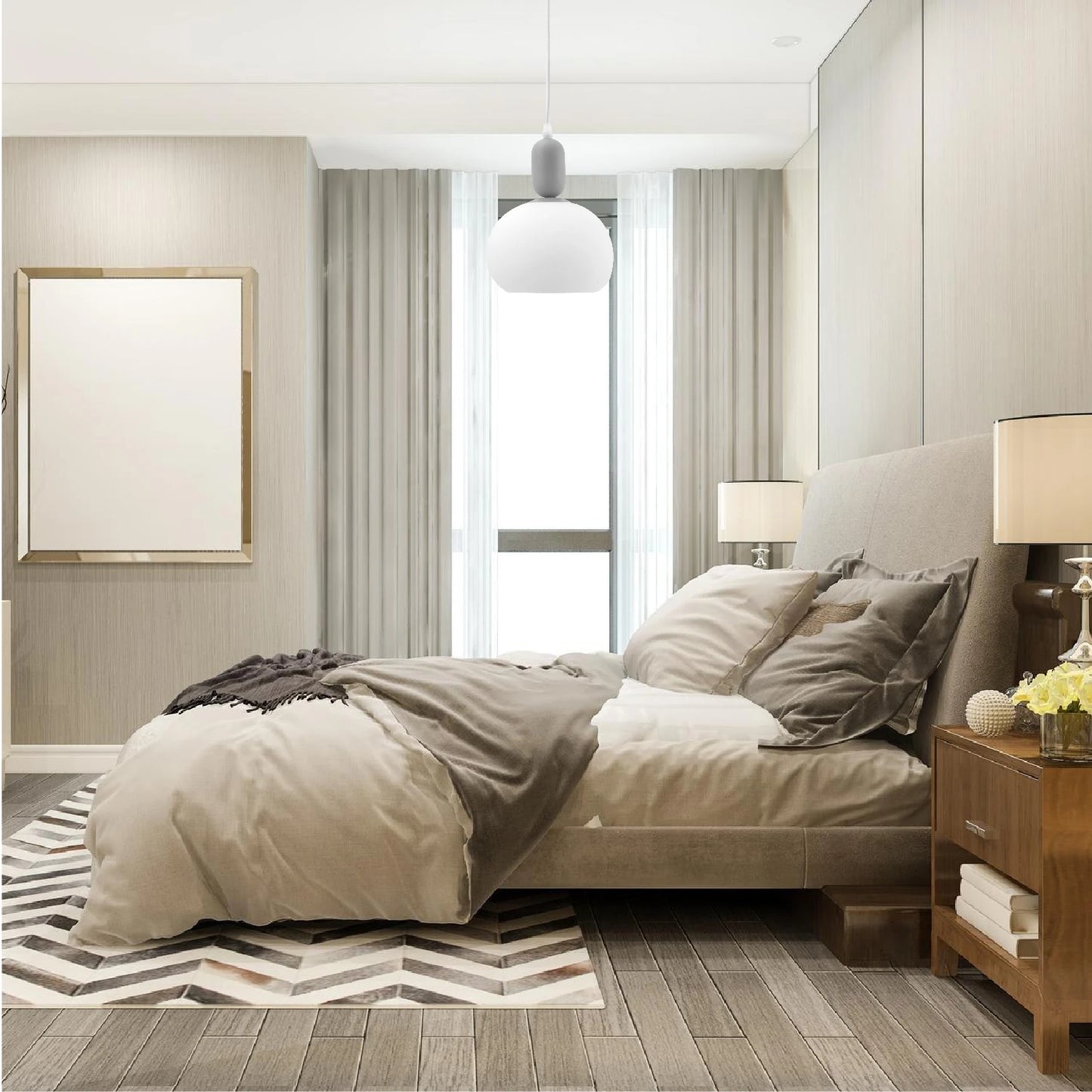 ARTEFACTO COLGANTE DECORATIVO DALU 20 - GRIS