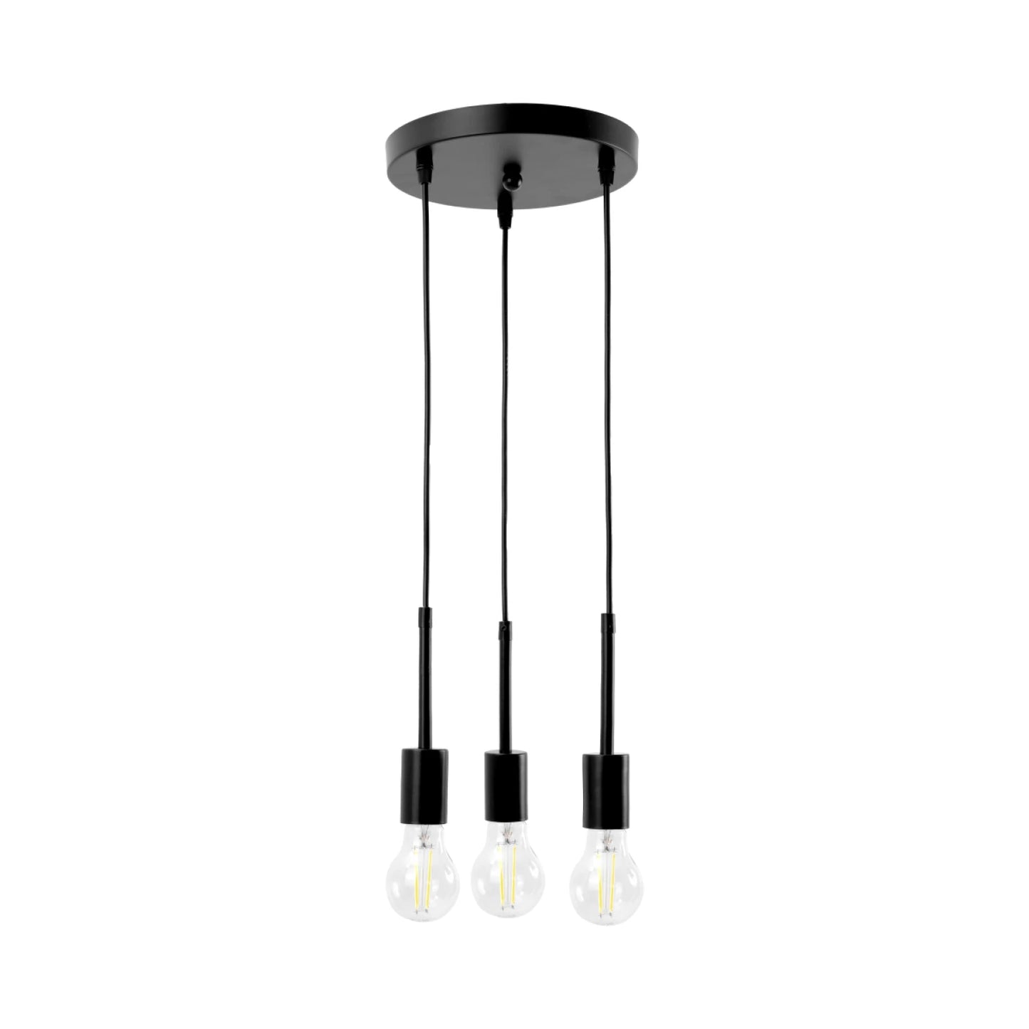 ARTEFACTO COLGANTE DECORATIVO NUR X3 - NEGRO