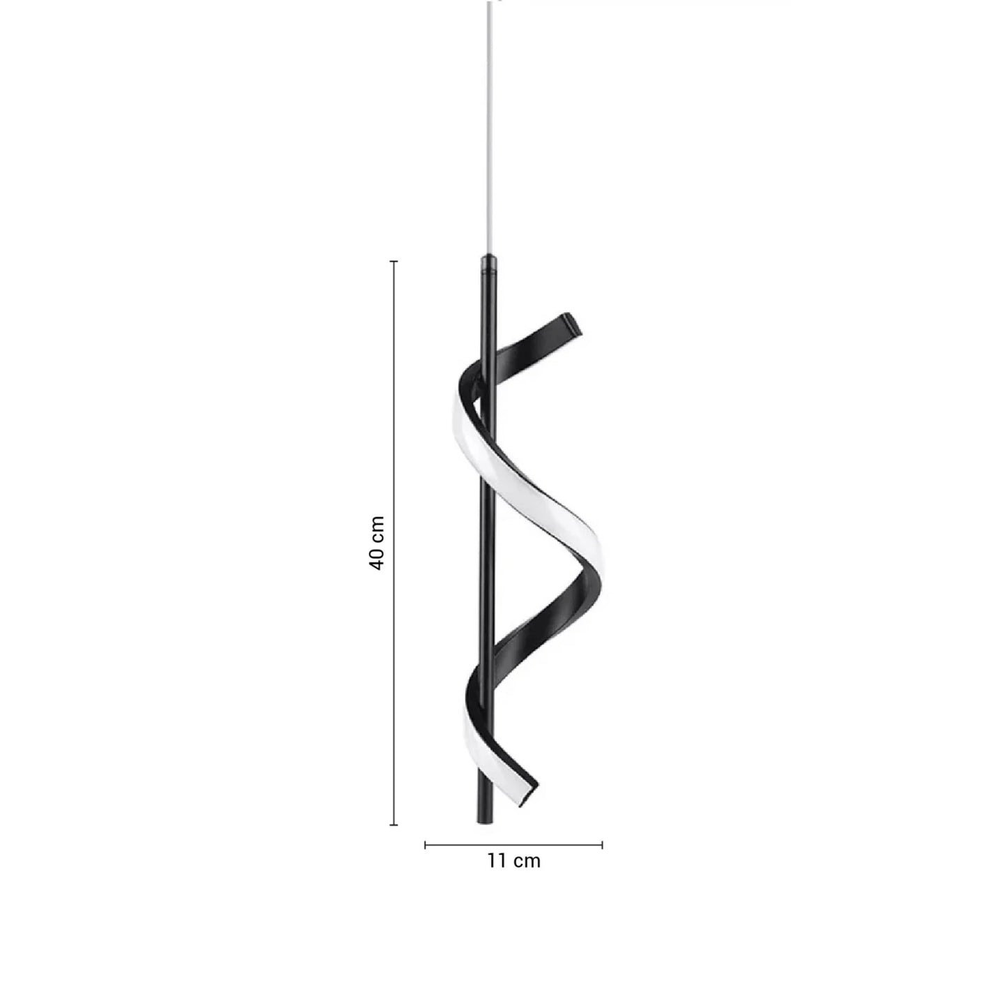 Colgante Decorativo Ribeiro – Negro