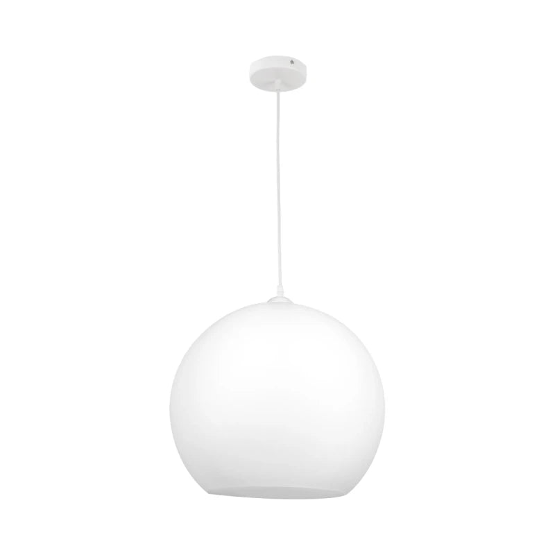 Lámpara colgante decorativa Wallas Big en color blanco