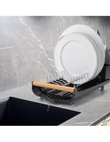 Escurreplatos extensible en color Negro