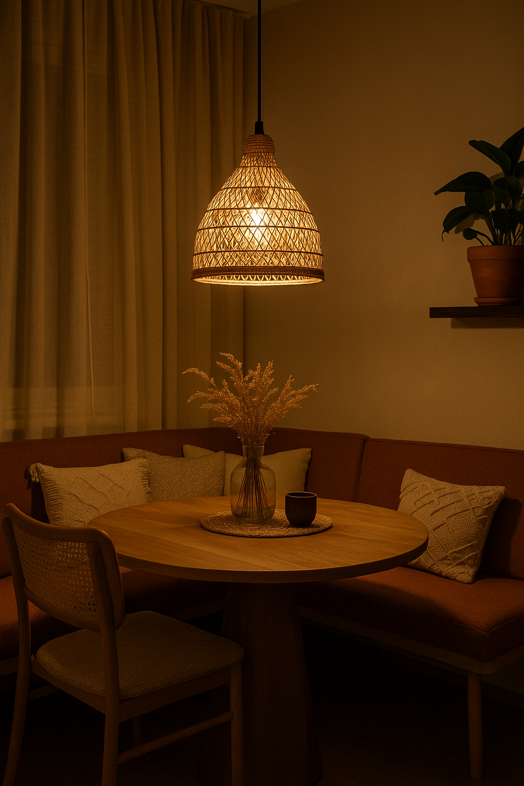 Colgante de Campana en Bambú