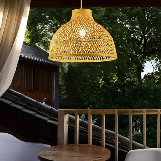 Colgante Campana Rustica en Bambú