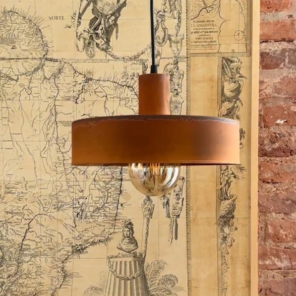 Colgante Pantalla Metal Óxido en Tendencia 1xE27 300mm