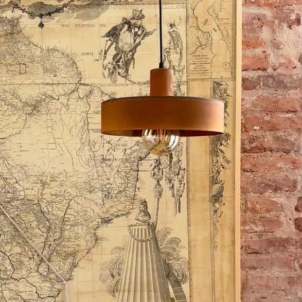 Colgante Pantalla Metal Óxido 1xE27 400mm