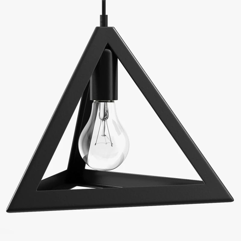 ARTEFACTO COLGANTE DECORATIVO PYRAMID - NEGRO
