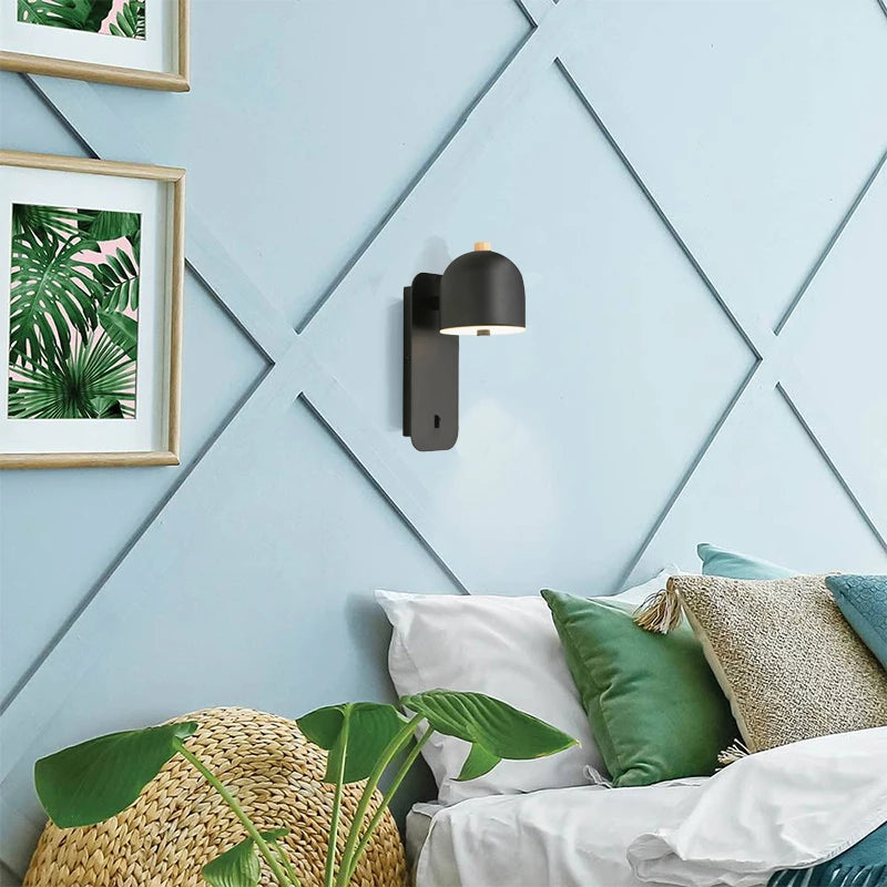 ARTEFACTO PARA PARED BOLTON NEGRO